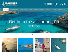 Tablet Screenshot of marinerboating.com